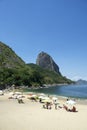 Red Beach Sugarloaf Mountain Rio de Janeiro Brazil Royalty Free Stock Photo