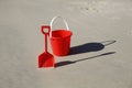 Red beach toys Royalty Free Stock Photo