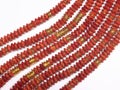 Red Beads chain Royalty Free Stock Photo