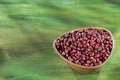 Vigna angularis - Adzuki organic bean Royalty Free Stock Photo