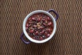 Red Bean Congee. Chinese dish with red beans.