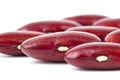Red bean isolated on white Royalty Free Stock Photo
