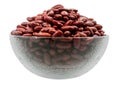 Red bean or kidney beans isolated on white backgrond Royalty Free Stock Photo