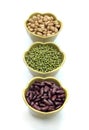 Red bean, mung beans, Peanut