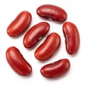 Red beans isolated on white background Royalty Free Stock Photo