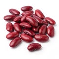 Red beans isolated on white background Royalty Free Stock Photo