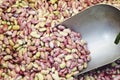 Red beans for retail sale in a market Royalty Free Stock Photo