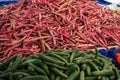 Red Beans sale in the traditional farm Turkish market Royalty Free Stock Photo