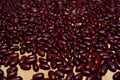 Red beans on a table Royalty Free Stock Photo