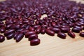 Red beans on a table Royalty Free Stock Photo