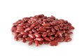 Red beans on a white background Royalty Free Stock Photo