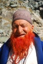 Red beard, Sonamarg, Kashmir, India Royalty Free Stock Photo