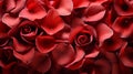 Red beautiful passionate fresh rose petals, love romantic valentine\'s day flowers