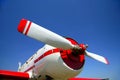 The red beautiful propeller Royalty Free Stock Photo