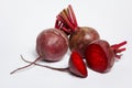 Red beet on white background Royalty Free Stock Photo