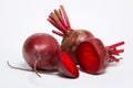 Red beet on white background Royalty Free Stock Photo
