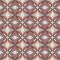Red and beige royal pattern. The Seamless vector background
