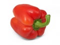 Red bell peper in horizontal position Royalty Free Stock Photo