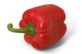 Red bell peper in horizontal position Royalty Free Stock Photo