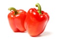 Red bell pepper peppers paprika paprikas vegetable food Royalty Free Stock Photo