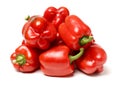 Red bell pepper peppers paprika paprikas vegetable food Royalty Free Stock Photo