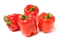 Red bell pepper peppers paprika paprikas vegetable food Royalty Free Stock Photo