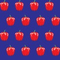 Red bell pepper stock pattern background