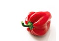 Red Bell Pepper on White Royalty Free Stock Photo