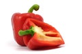 Red bell peppers Royalty Free Stock Photo