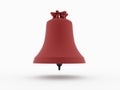 Red bell rendered on white