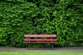 Red bench Royalty Free Stock Photo