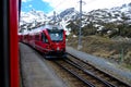 The red Bernina express, Switzerland