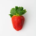 Red berry strawberry isolated on white background Royalty Free Stock Photo