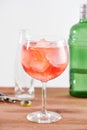 Red berry tea gintonic