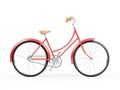 Red bicycle vintage