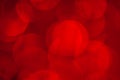 Red big bokeh background for Valentine`s day, party, event concepts