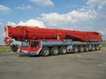 Red big crane