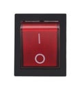 Red big and small buttons isolated Royalty Free Stock Photo