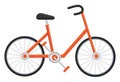 Red bike, icon