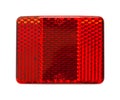 Red Bike Reflector Royalty Free Stock Photo