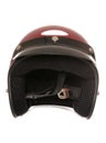 Red bikers crash helmet Royalty Free Stock Photo