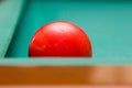 Red Billiard Ball