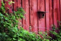 Red Bird House attached to Red Barn