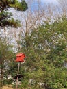 Red Birdhouse Outdoors