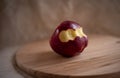 red bitten apple Royalty Free Stock Photo