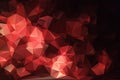 Red black abstract background polygon. Royalty Free Stock Photo