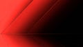 Red and black abstract geometric background with sharp angles and gradient Royalty Free Stock Photo