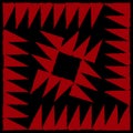 Red black angle aggressive colorful strong abstract background.