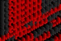 Red black block Background Royalty Free Stock Photo
