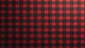 Red and black buffalo check pattern repeats. Rustic textile texture offers lumberjack style. Geometric fabric design creates Royalty Free Stock Photo